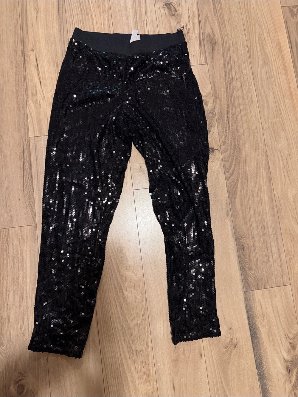 Forever 21 Black Sequin Leggings